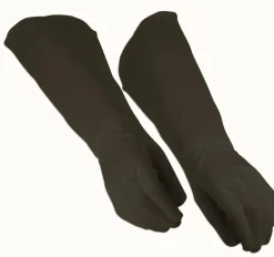 Adult Black Hero Gauntlet Gloves Costume Accessory