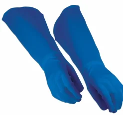 Adult Blue Hero Gauntlet Gloves Costume Accessory