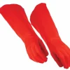 Adult Red Hero Gauntlet Gloves Costume Accessory