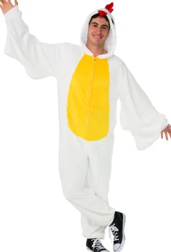 Adults Chicken Comfy Wear Onesie Costume Jumpsuit