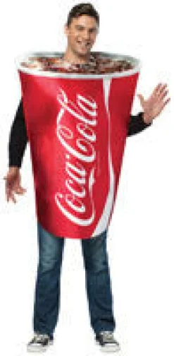 Adults Coca-Cola Cup Costume