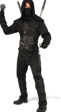 Adults Dark Black Ninja Costume