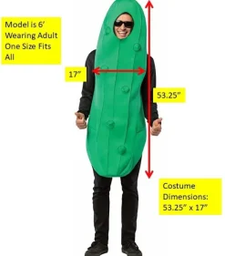 Adults Funny Green Pickle Costume