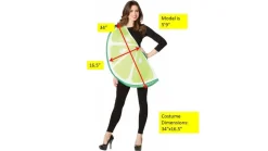 Adults Lime Slice Costume