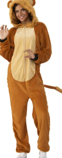 Adults Lion Comfy Wear Onesie Costume Jumpsuit