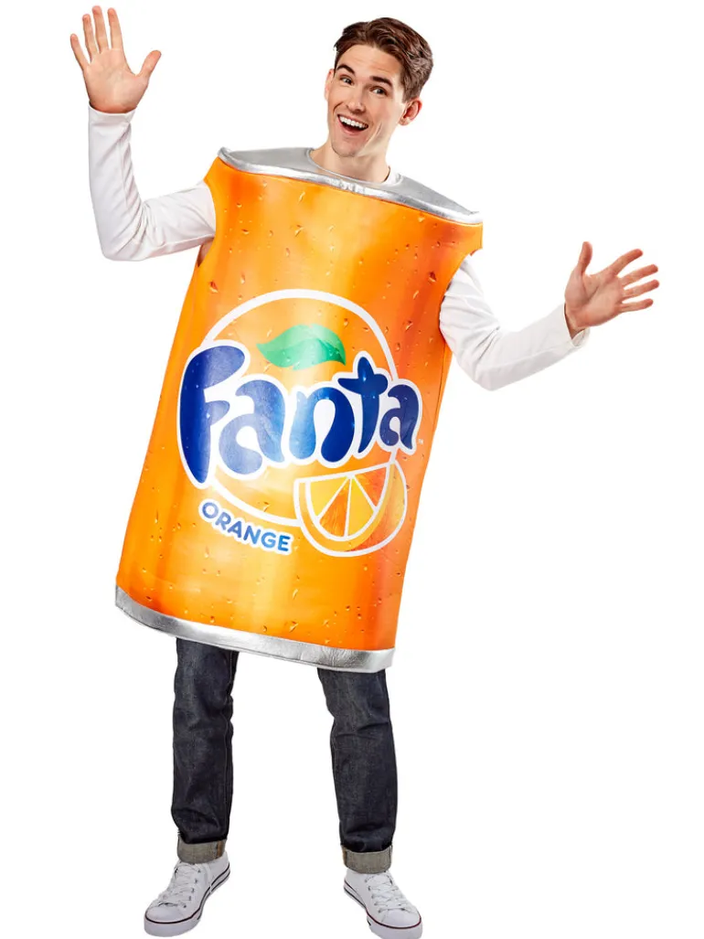 Adults Orange Fanta Can Costume
