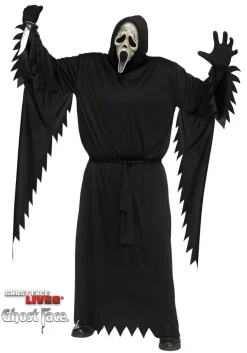 Adults Plus Size Scream Aged Ghost Face Costume
