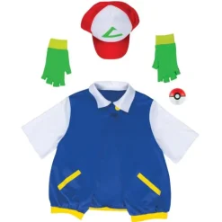 Adults Pokemon Ash Ketchum Costume Kit