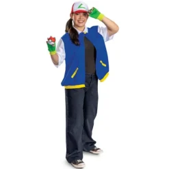 Adults Pokemon Ash Ketchum Costume Kit