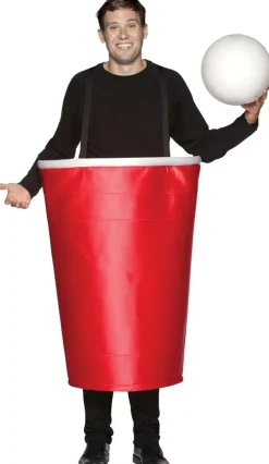 Adults Red Beer Pong Cup Costume