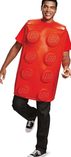 Adults Red Lego Brick Costume