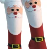 Adults Santa Christmas Socks Costume Accessory