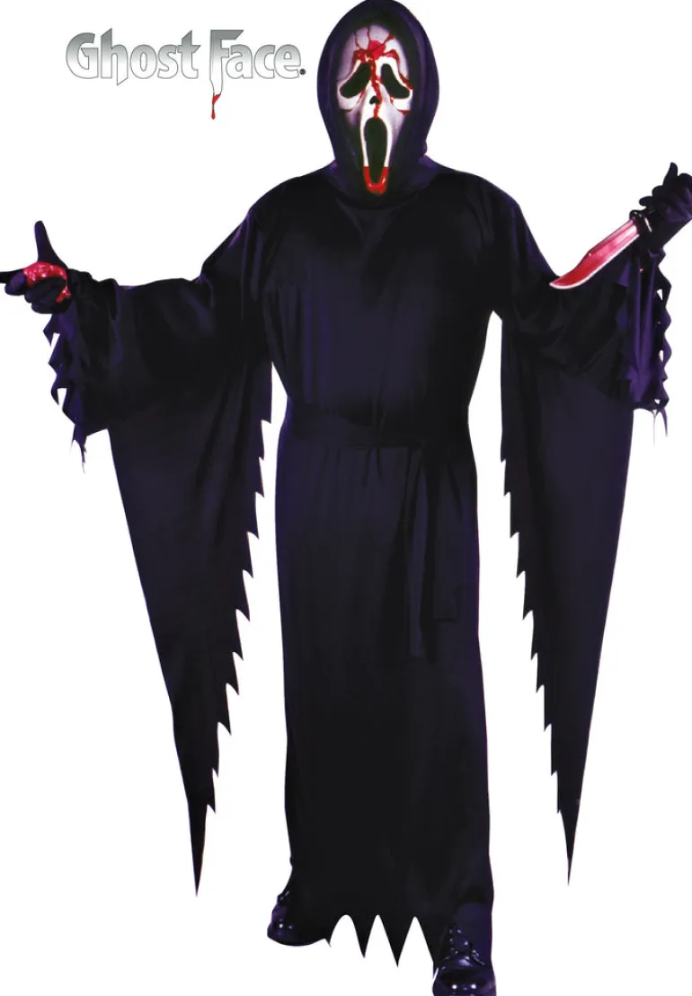 Adults Scream Bleeding Ghost Face Costume