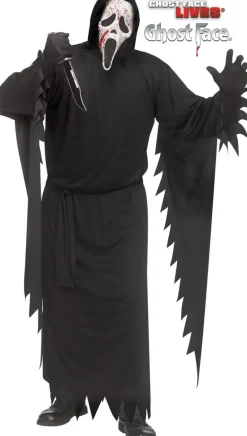 Adults Scream Blood Splatter Ghost Face Costume