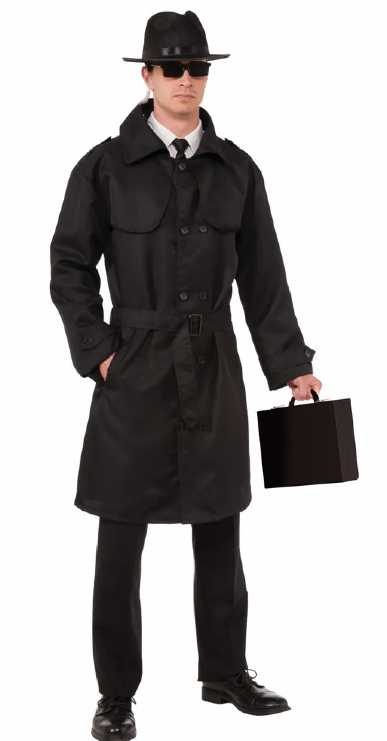Adults Secret Agent Trench Costume Coat