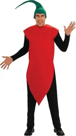 Adults Smokin' Red Chili Pepper Costume