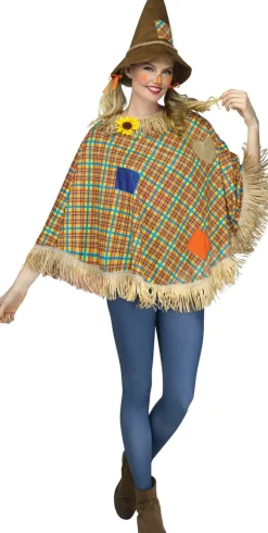 Adults Sweet Scarecrow Costume Poncho