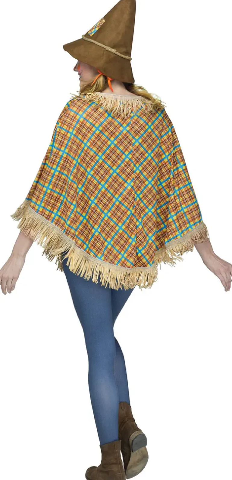 Adults Sweet Scarecrow Costume Poncho