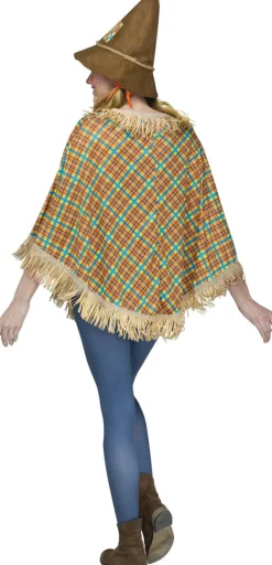 Adults Sweet Scarecrow Costume Poncho