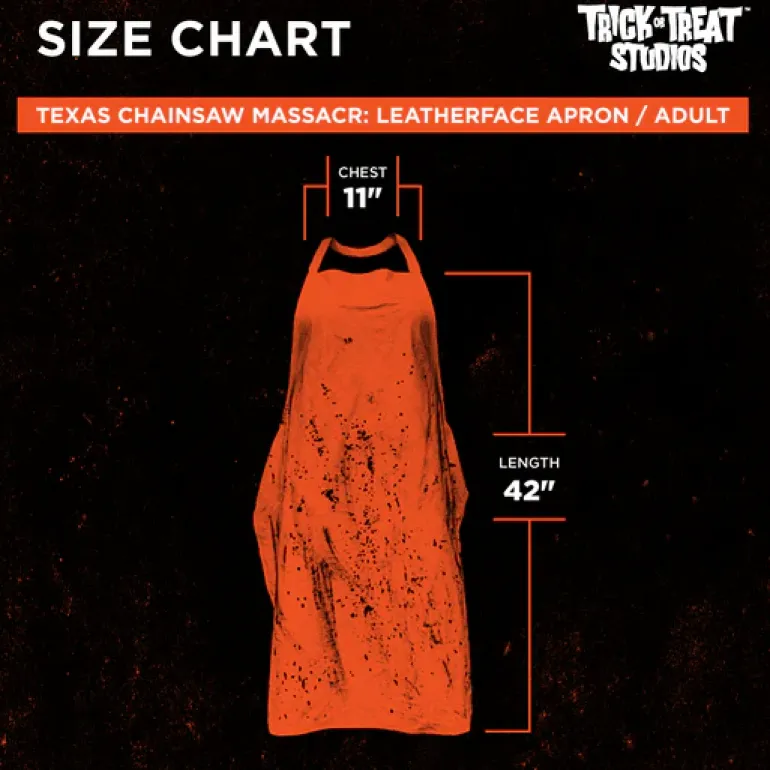 Adults The Texas Chainsaw Massacre Leatherface Apron Costume Accessory