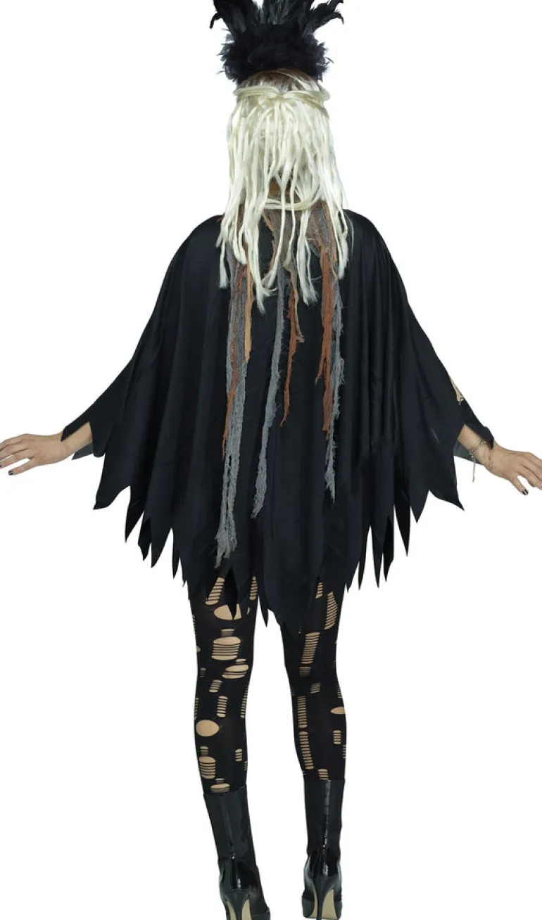 Adults Voodoo Witch Doctor Costume Poncho