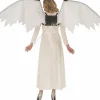 Adults White Mechanical Angel Wings Costume Accessory