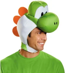 Adults Yoshi Headpiece Costume Hat