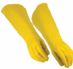 Adult Yellow Hero Gauntlet Gloves Costume Accessory