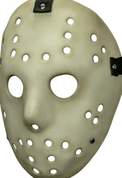 Aged Antique Killer Hockey Goalie Injection Costume Mask
