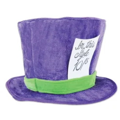 Alice in Wonderland Plush Mad Hatter Costume Hat