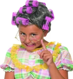 Aunt Gertie Old Lady Costume Wig