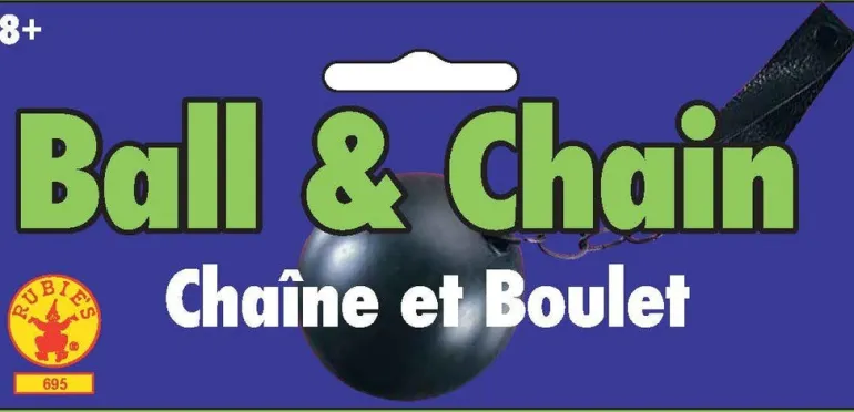 Ball and Chain Costume Prop