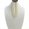 Beige Roaring 20's Bead Necklace