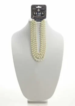 Beige Roaring 20's Bead Necklace