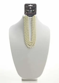 Beige Roaring 20's Bead Necklace