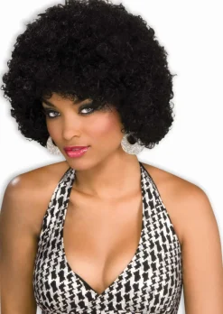 Black Afro Clown Wig