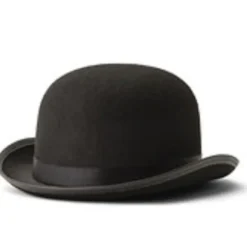 Black Derby Bowler Hat