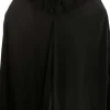 Black Medieval Viking Wolf Clan Warrior Cape Costume Accessory