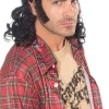 Black Mullet Wig