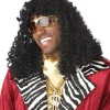 Black Super Freakin Jheri Curl Costume Wig