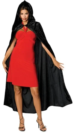 Black Velvet Cape