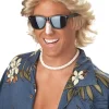 Blonde 70s Feathered Hair Costume Wig