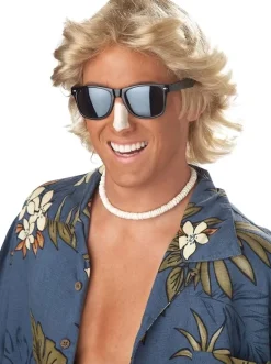 Blonde 70s Feathered Hair Costume Wig