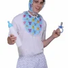 Blue Baby Bib and Bonnet Costume Accessory