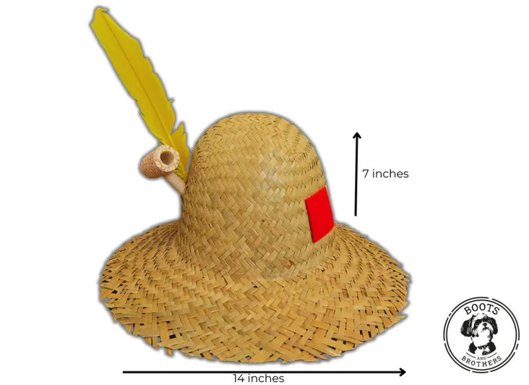 Boots and Brothers Straw Farmer Hat