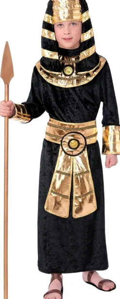 Boys Black Egyptian Pharaoh Costume