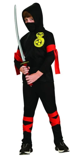 Boys Black Ninja Costume