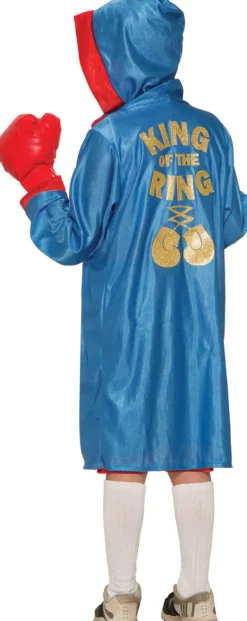 Boys Blue Boxer Boy Costume
