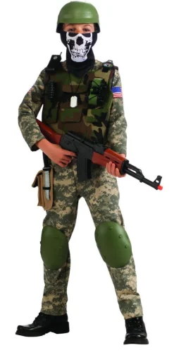 Boys Camo Trooper Costume