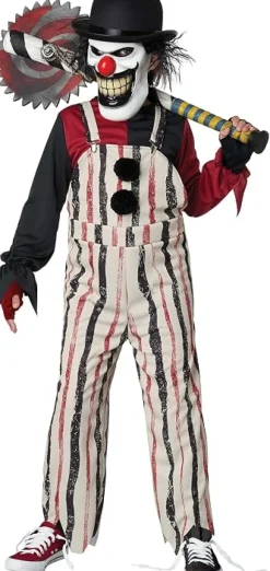 Boys Carnival Creepster Clown Costume